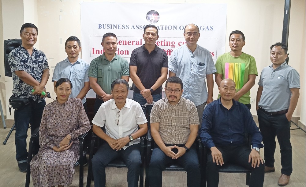 The new team of BAN office bearers and executive members who were inducted on July 31 in Dimapur. (Photo Courtesy: BAN)